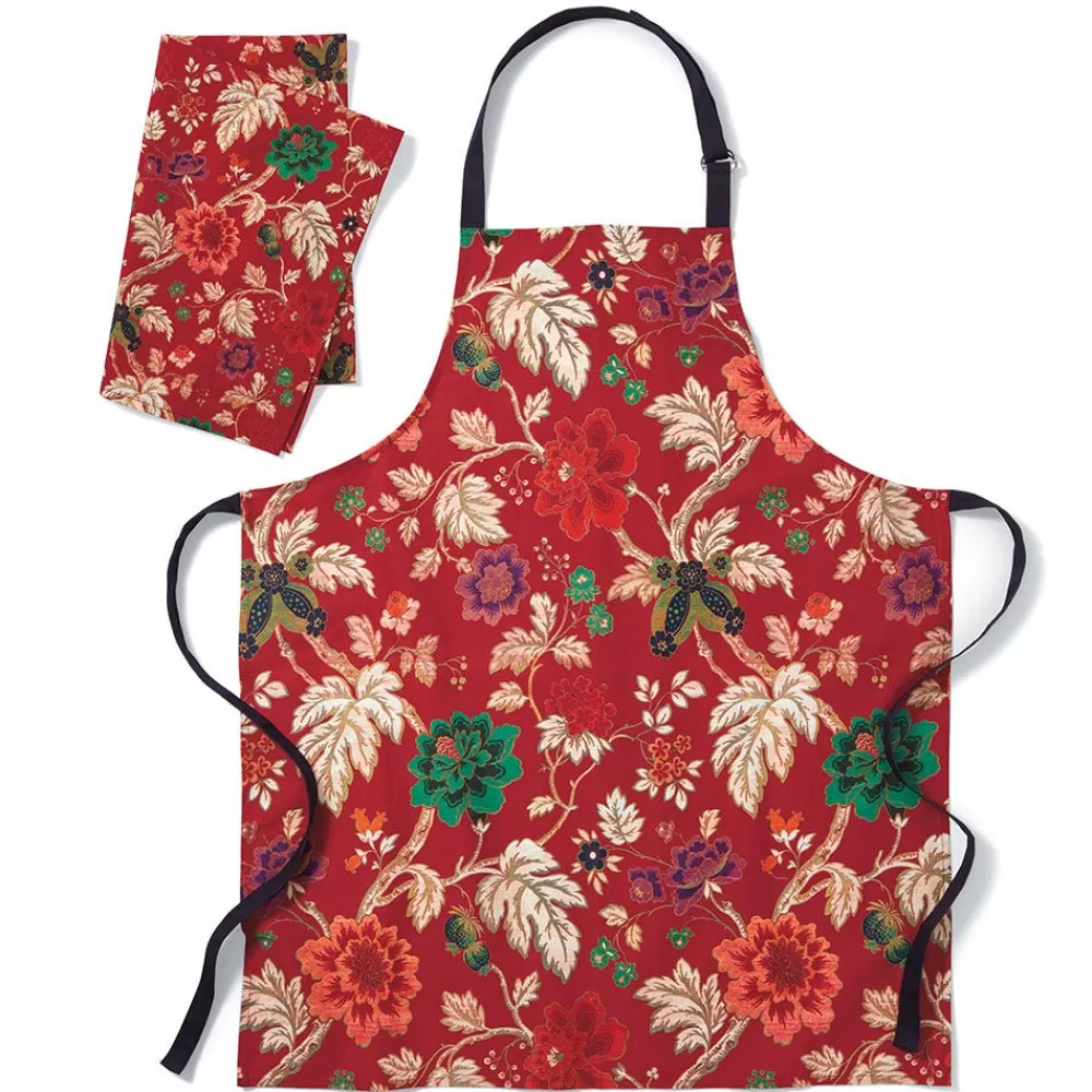 Sale Lyon Floral Apron and Tea Towel Set Tableware