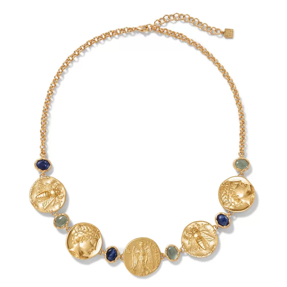 Fashion Mediterranean Coin Statement Necklace Necklaces