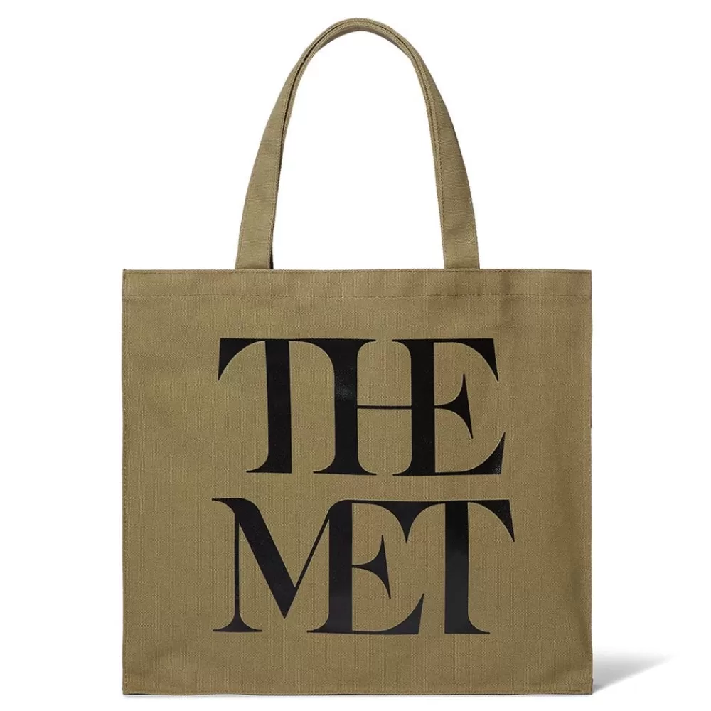 Sale Met Logo Canvas Tote Bags