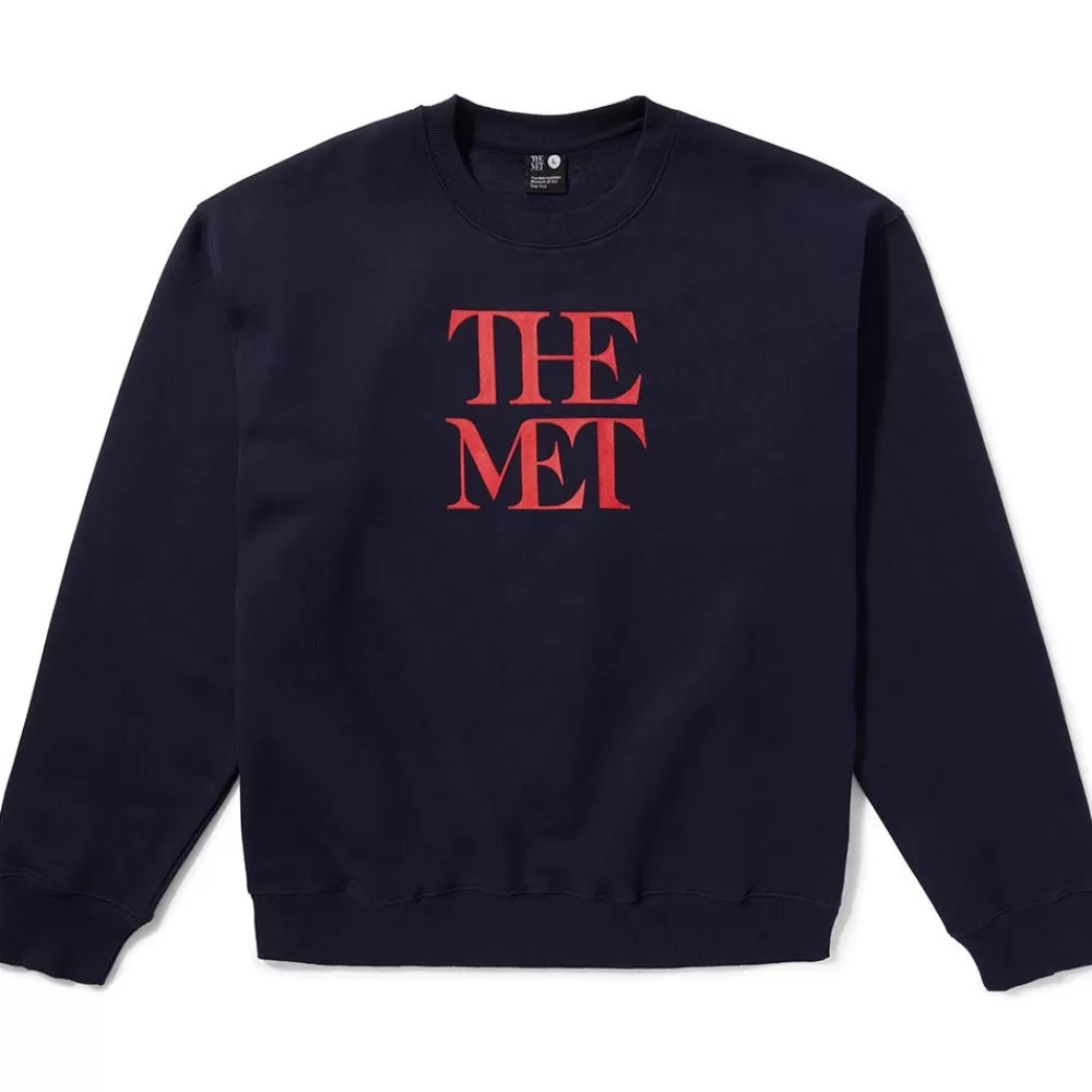 Store Met Logo Crew Neck Sweatshirt Clothing