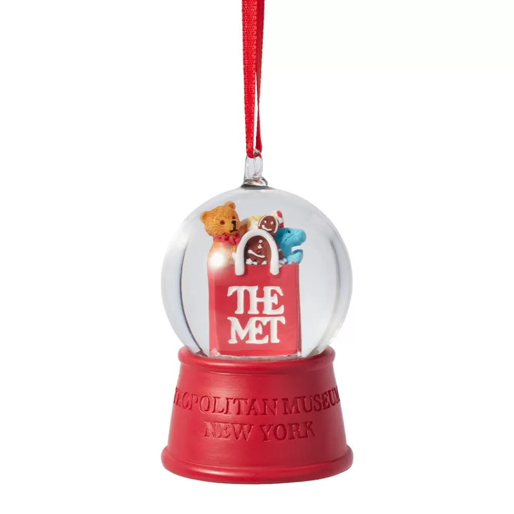 Sale Met Shopping Bag Snow Globe Ornament Ornaments