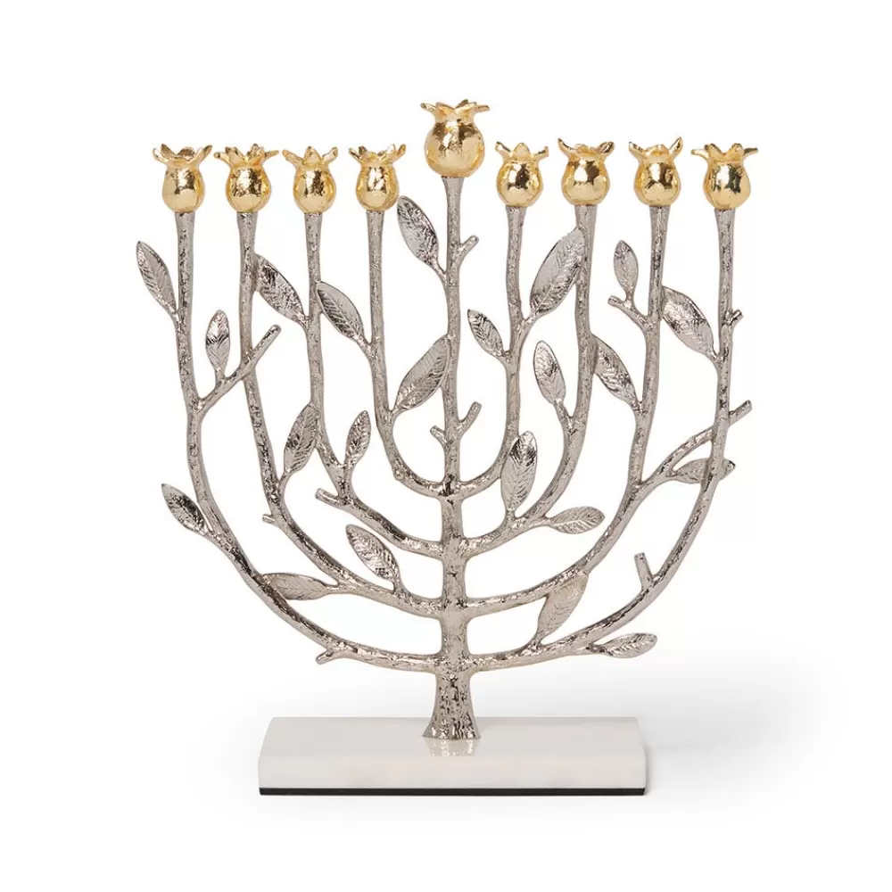 Cheap Michael Aram Pomegranate Menorah Tableware | Decorative Accents