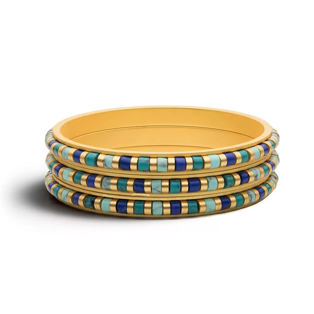 Flash Sale Middle Kingdom Cylindrical Bead Bangles Bracelets