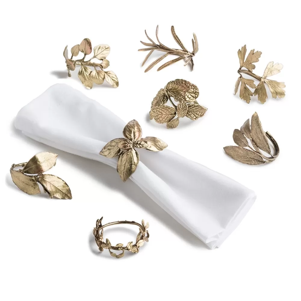 Store Mixed Herb Napkin Ring Set Tableware