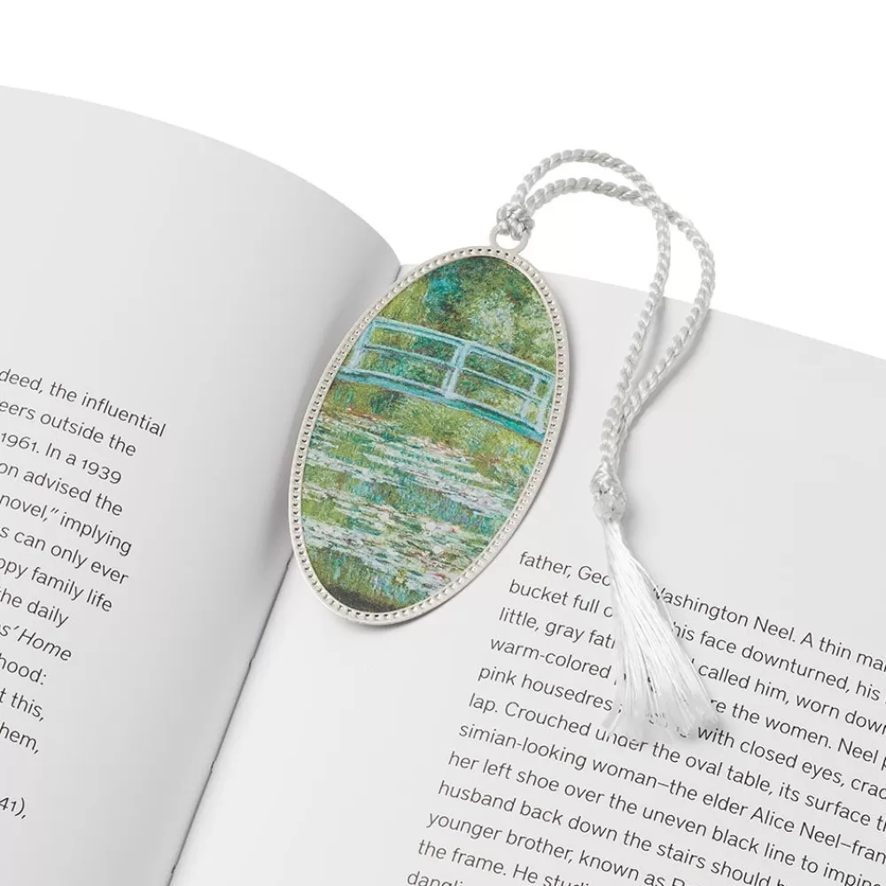 Fashion Monet Bridge and Water Lilies Bookmark Office