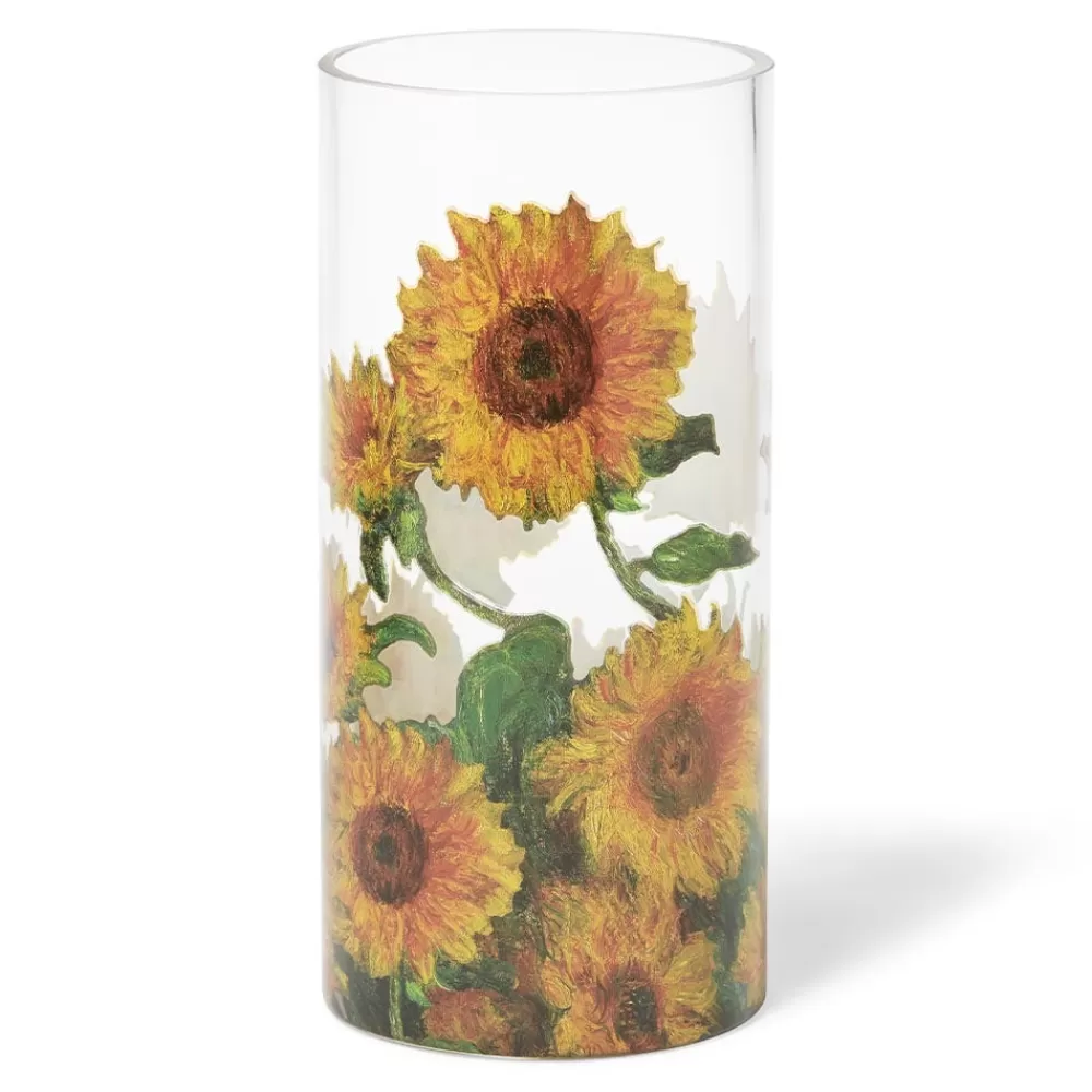 Shop Monet Sunflowers Glass Vase Tableware | Decorative Accents