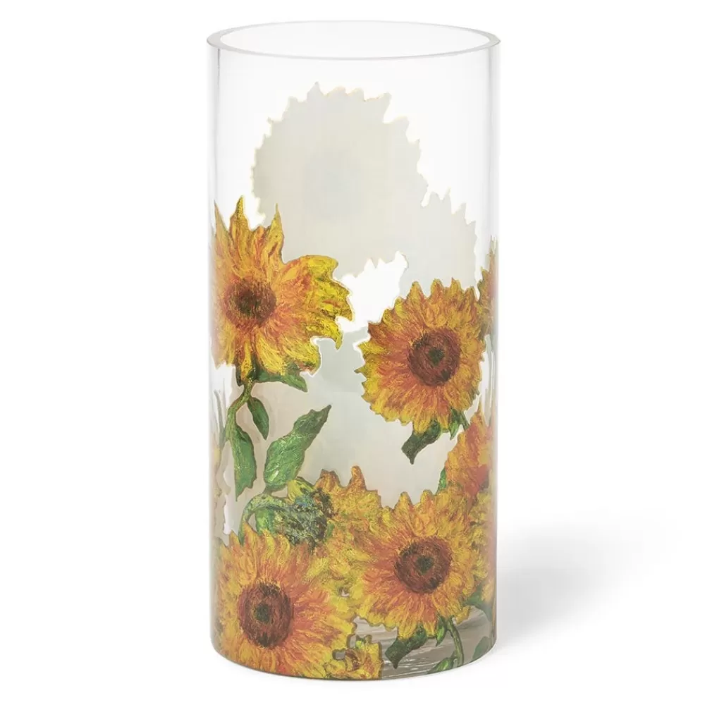 Shop Monet Sunflowers Glass Vase Tableware | Decorative Accents