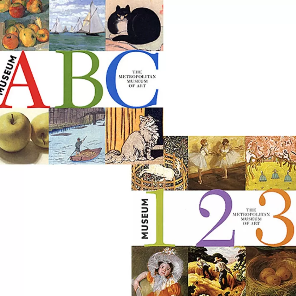 Hot Museum 123 and Museum ABC Book Set Kids Kids' Books