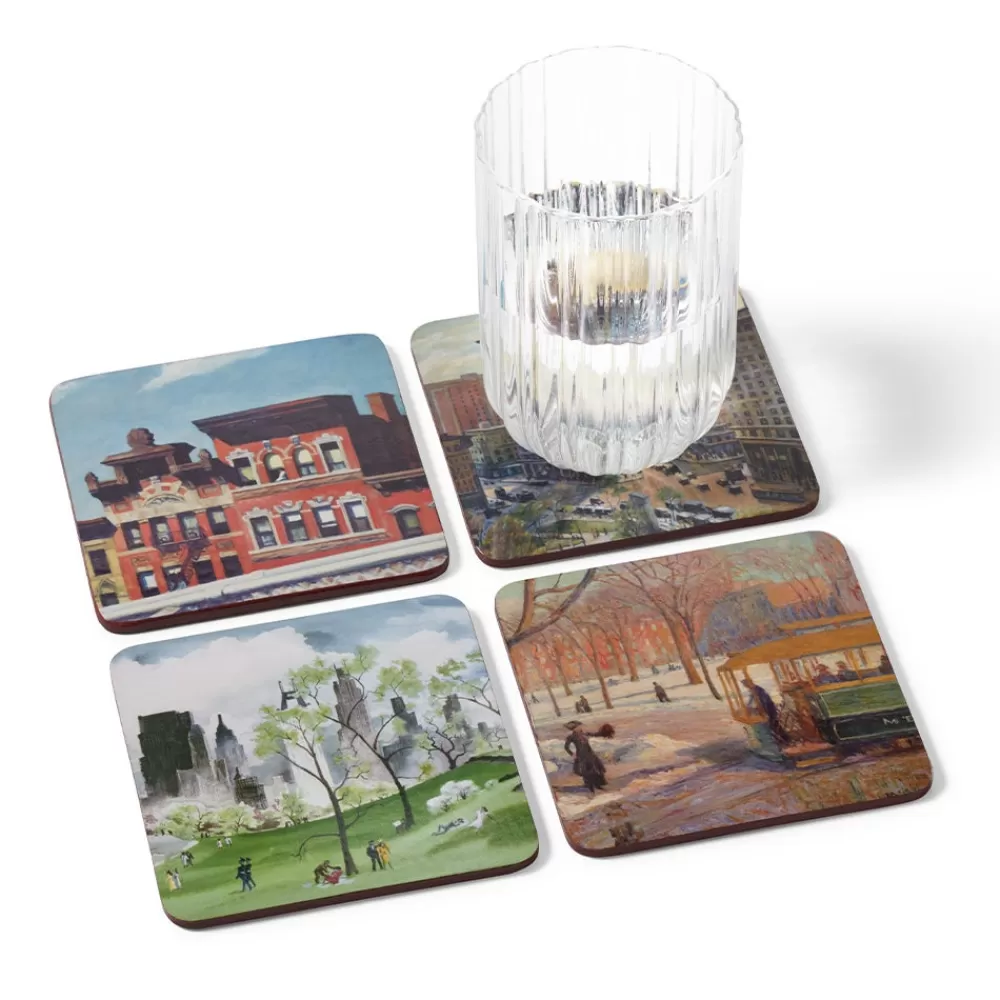 Cheap New York in Art Coasters Tableware