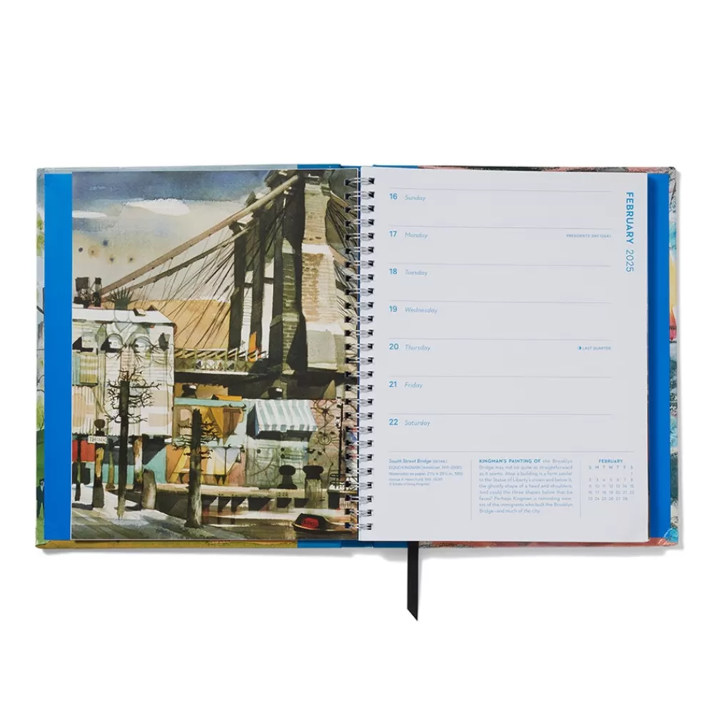 Outlet New York in Art Deluxe Engagement Calendar 2025 Calendars