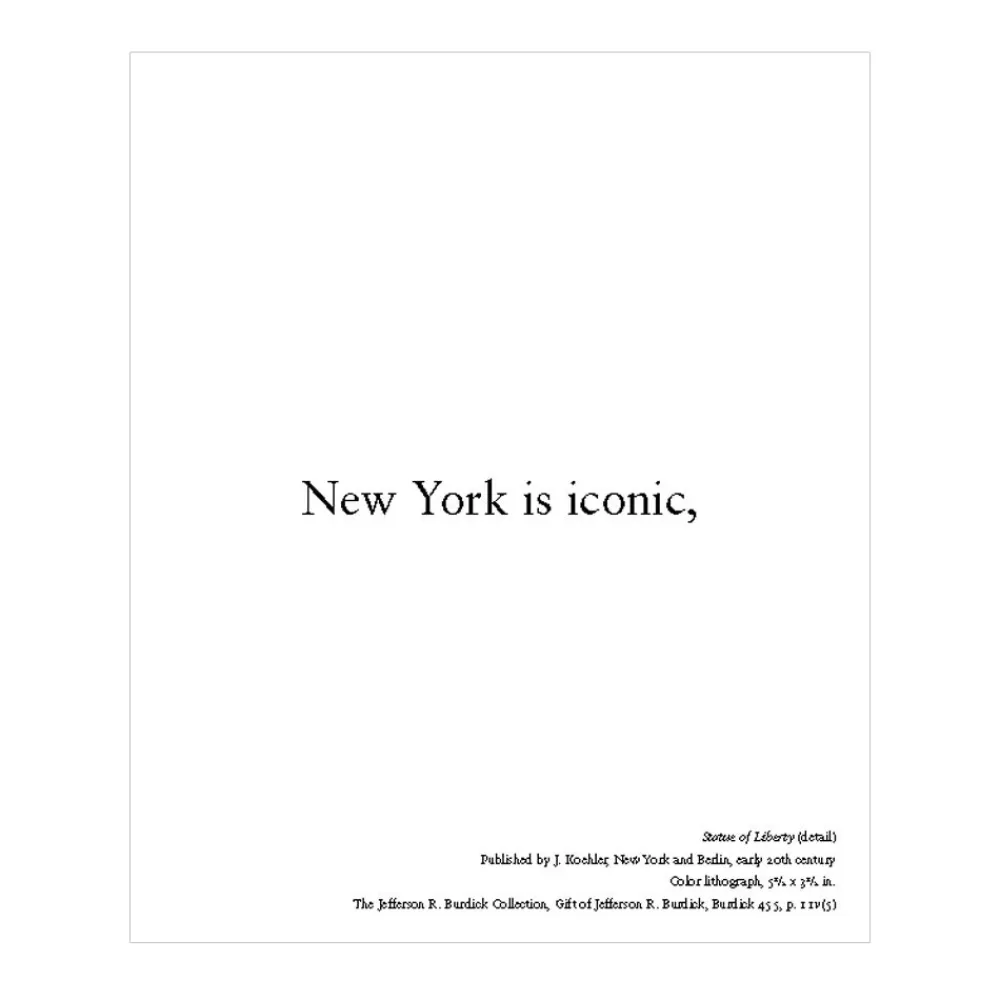 New NEW YORK IS... Met Publications