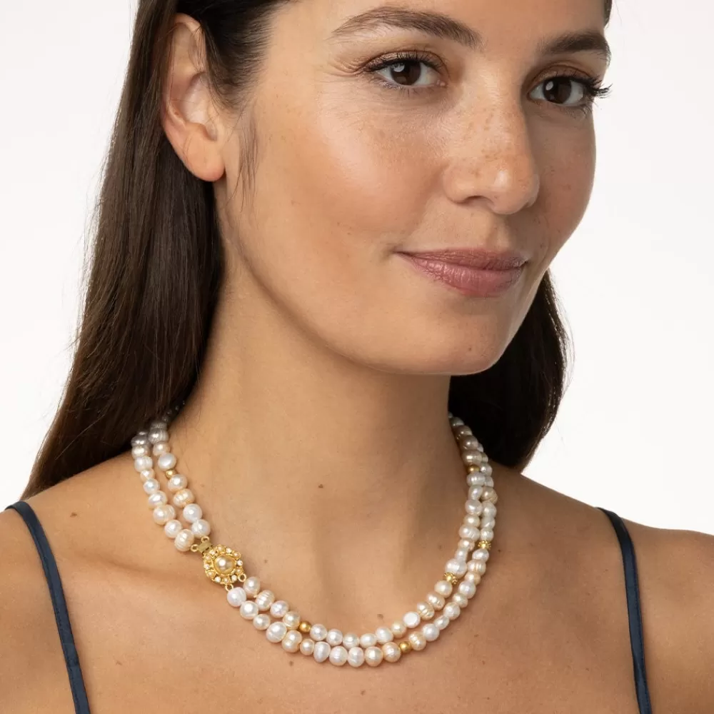 Sale Philippine Pearl Double-Strand Necklace Necklaces