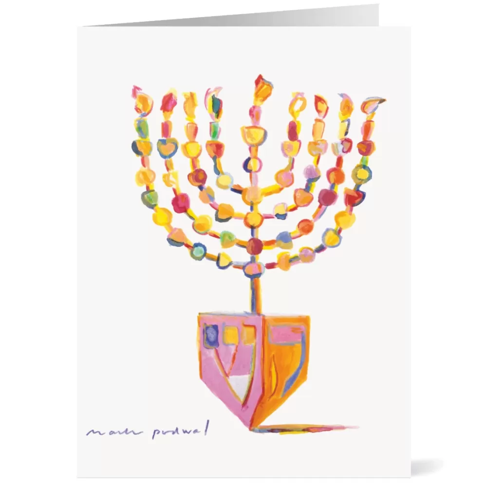 Cheap Podwal: Menorah Dreidel Holiday Cards Holiday Cards