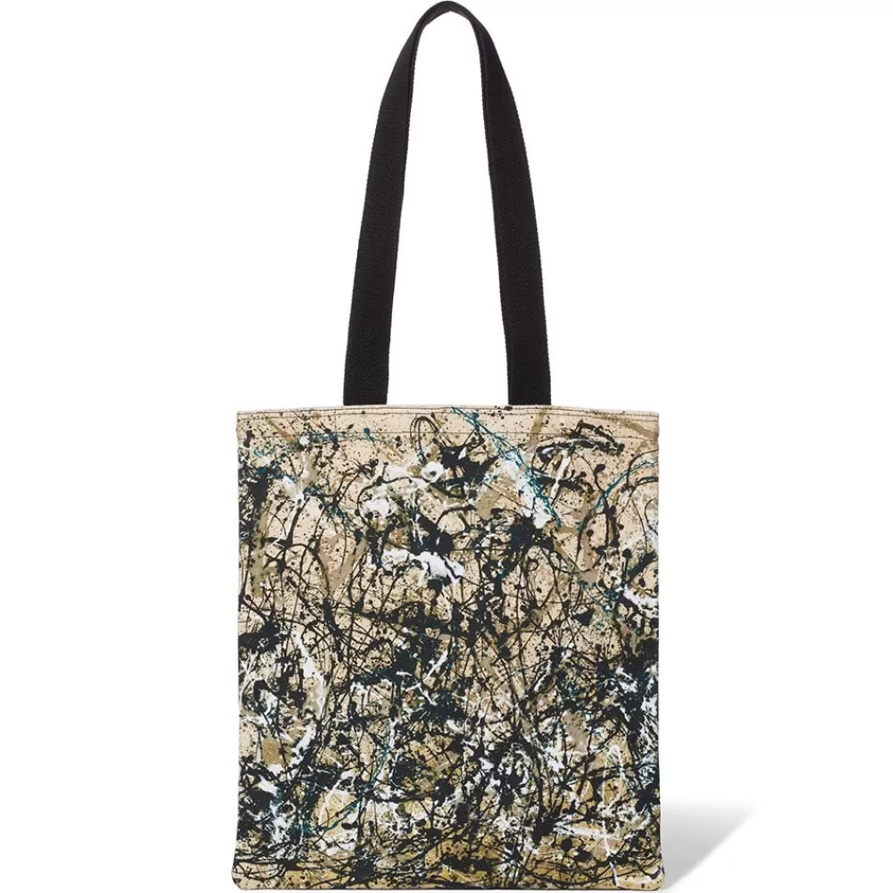 Hot Pollock Autumn Rhythm (Number 30) Tote Bags