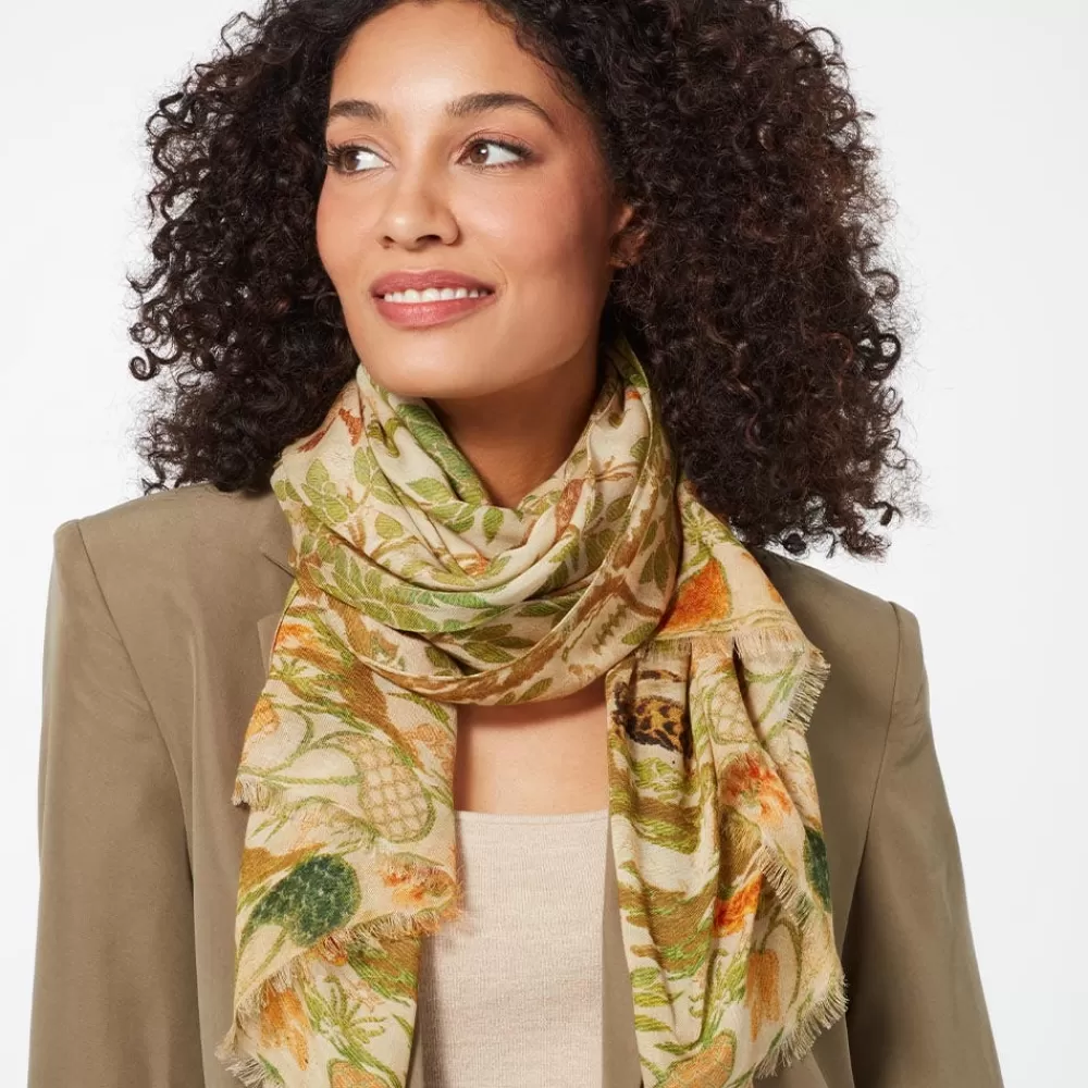 Shop Portuguese Garden Oblong Scarf Scarves & Wraps