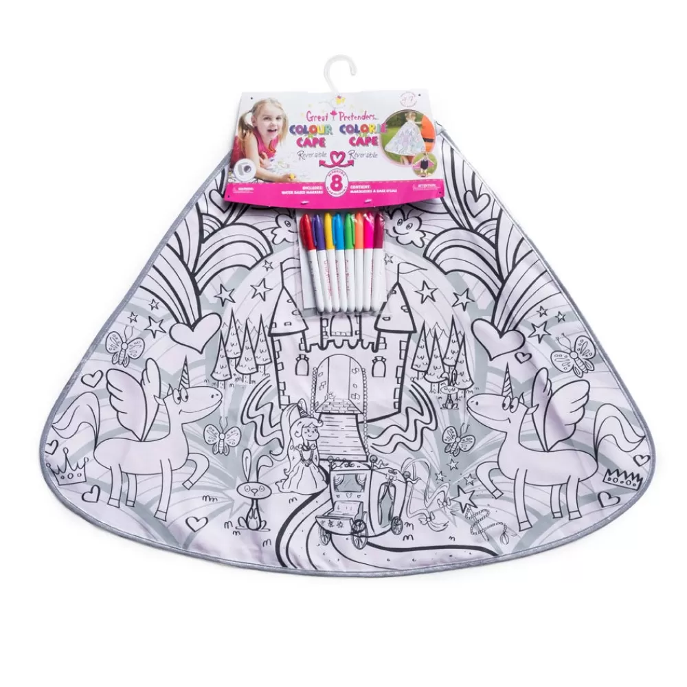 Fashion Princess Color-a-Cape Kit Art Supplies & Easels