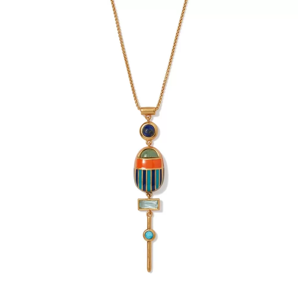 Online Royal Scarab Lariat Necklace Necklaces