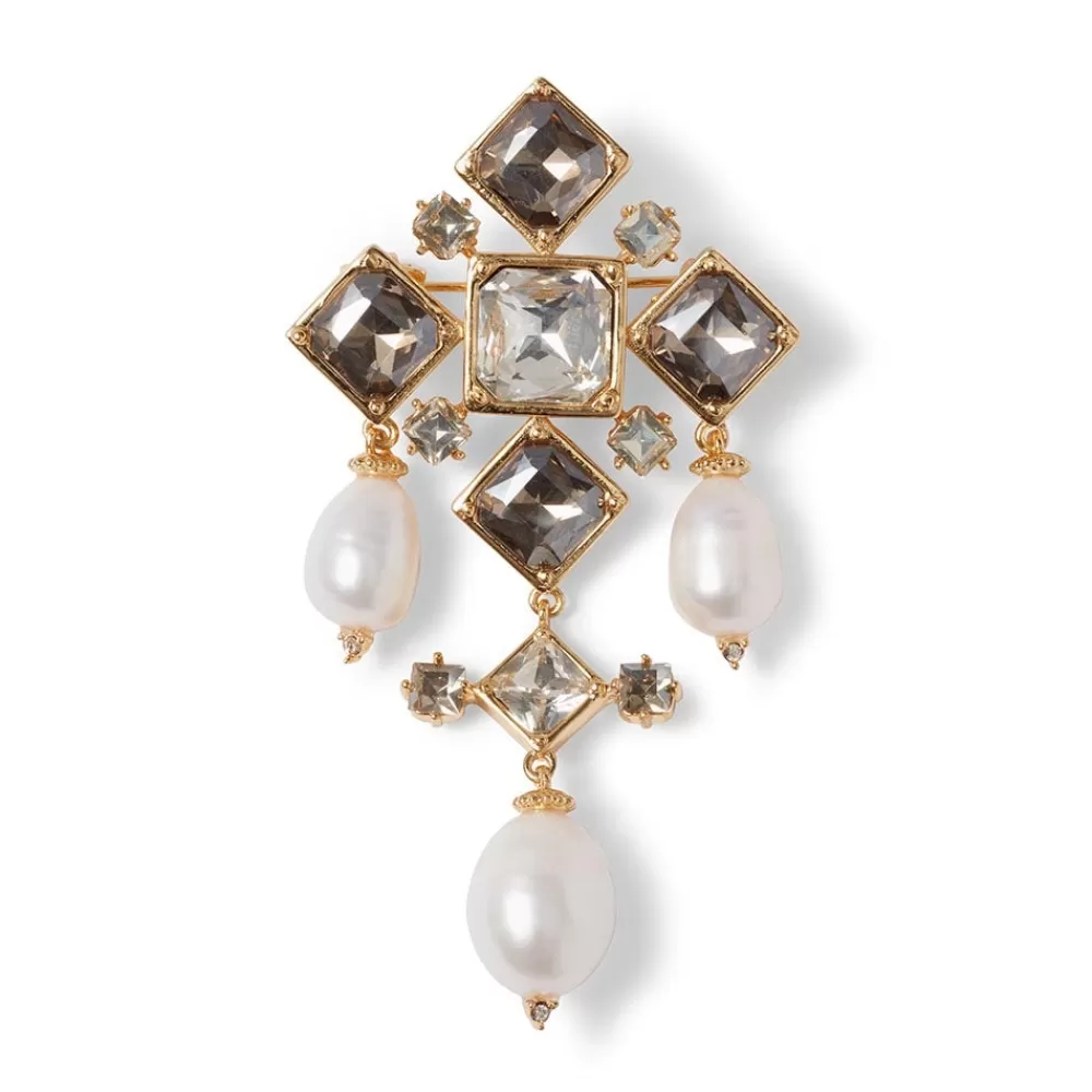 Online Royal Tudor Pearl Chandelier Brooch Pins & Brooches