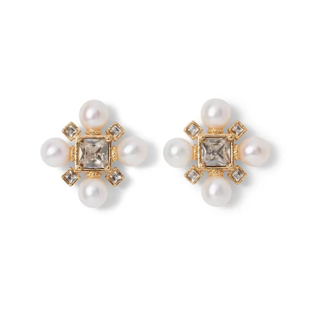 Flash Sale Royal Tudor Statement Stud Earrings Earrings