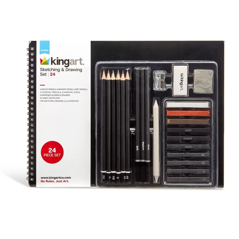 Cheap Sketching and Drawing Set Art Supplies & Easels