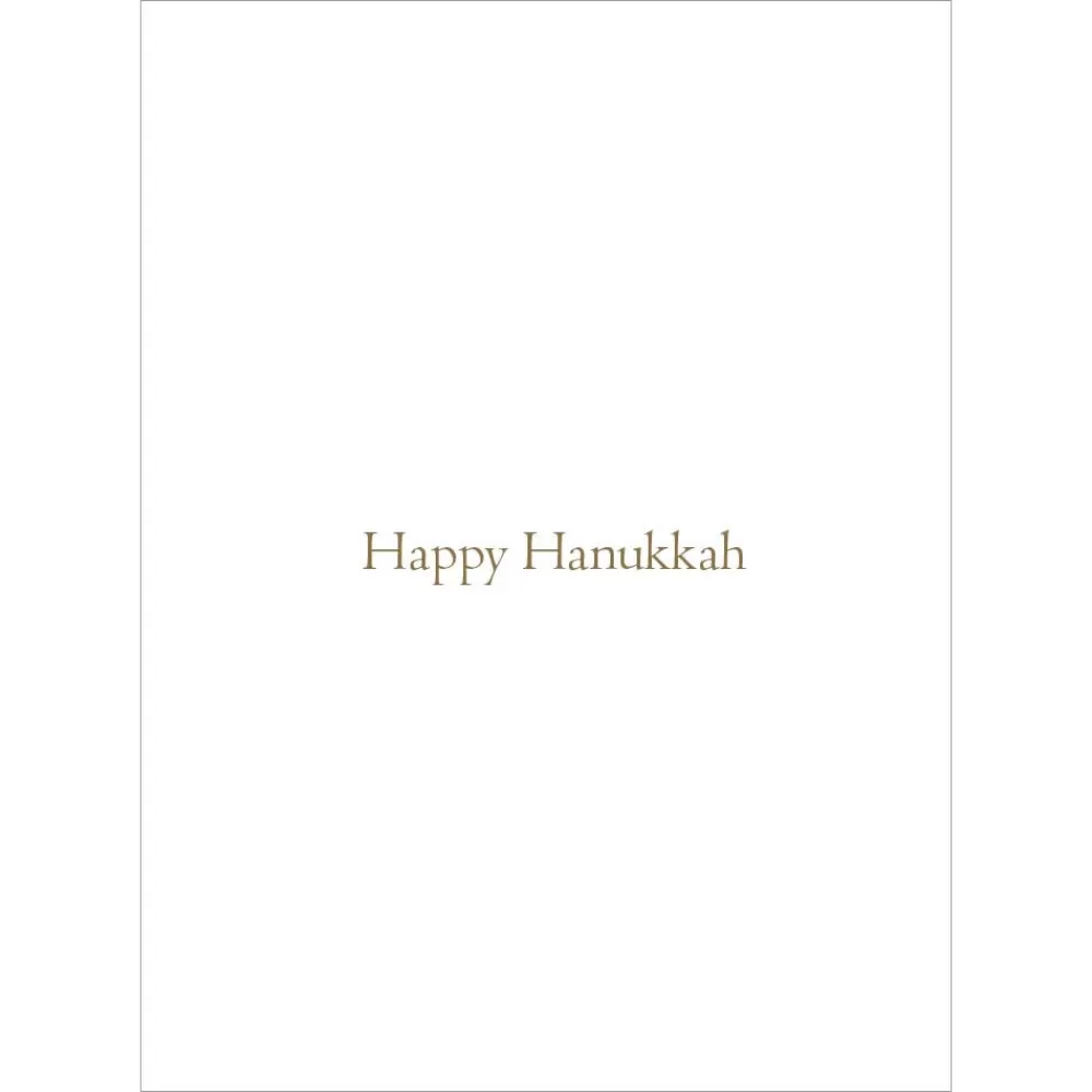 Hot Sklar: Golden Lights Hanukkah Cards Holiday Cards