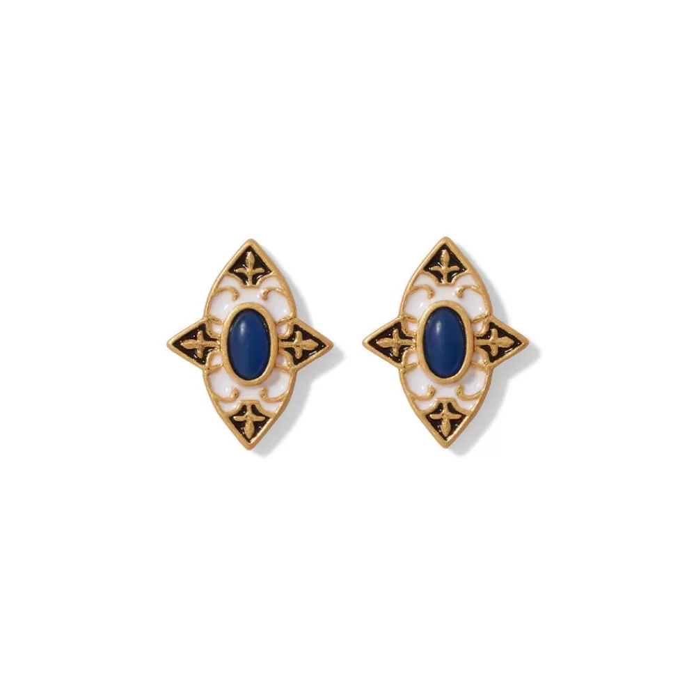 Clearance Spanish Baldric Lapis Stud Earrings Earrings