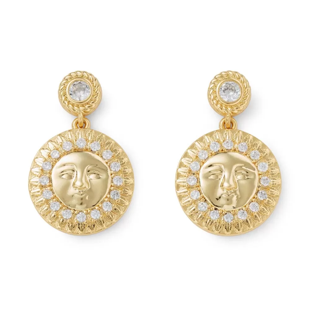 Outlet Spanish Day and Night Sun Drop Earrings Earrings