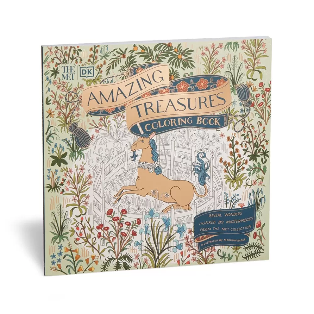 Best The Met Amazing Treasures Coloring Book Kids Art Supplies & Easels | Kids' Books