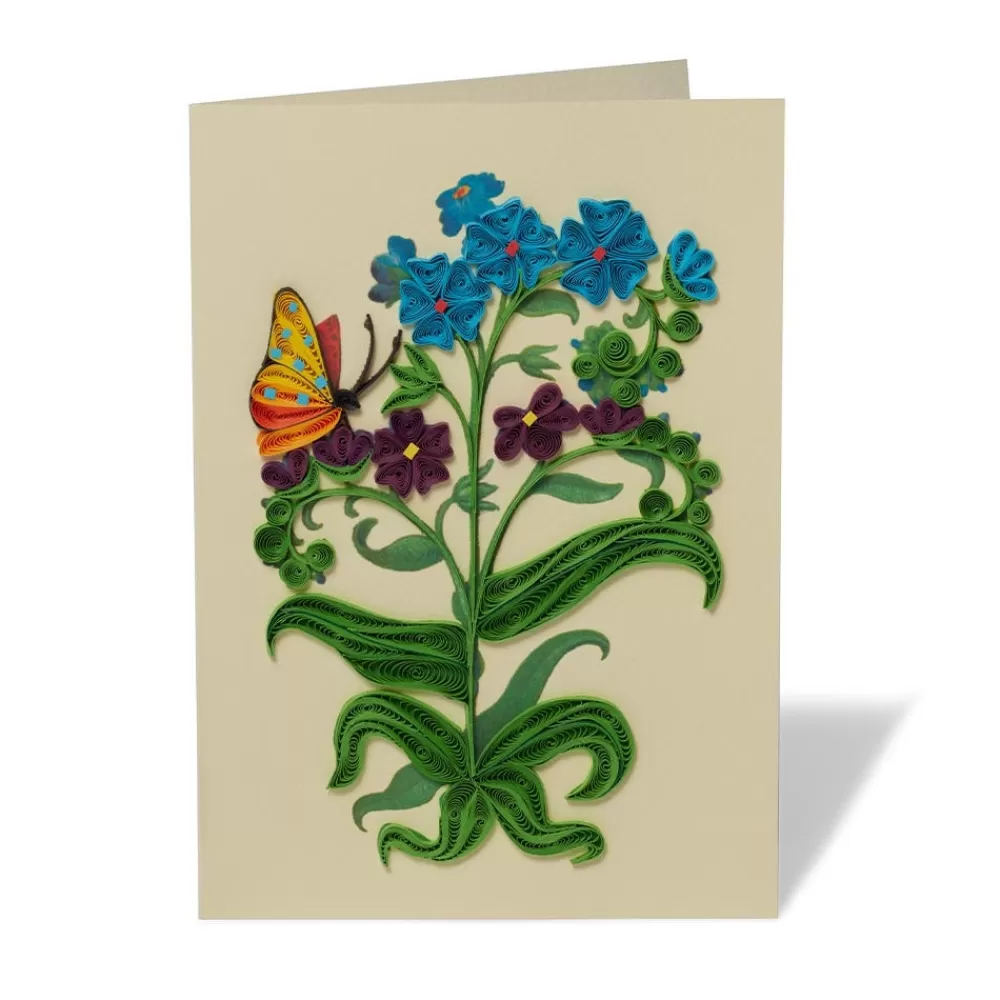 Cheap The Met Cloisters Garden Forget-Me-Not Quilled Card Notecards & Correspondence