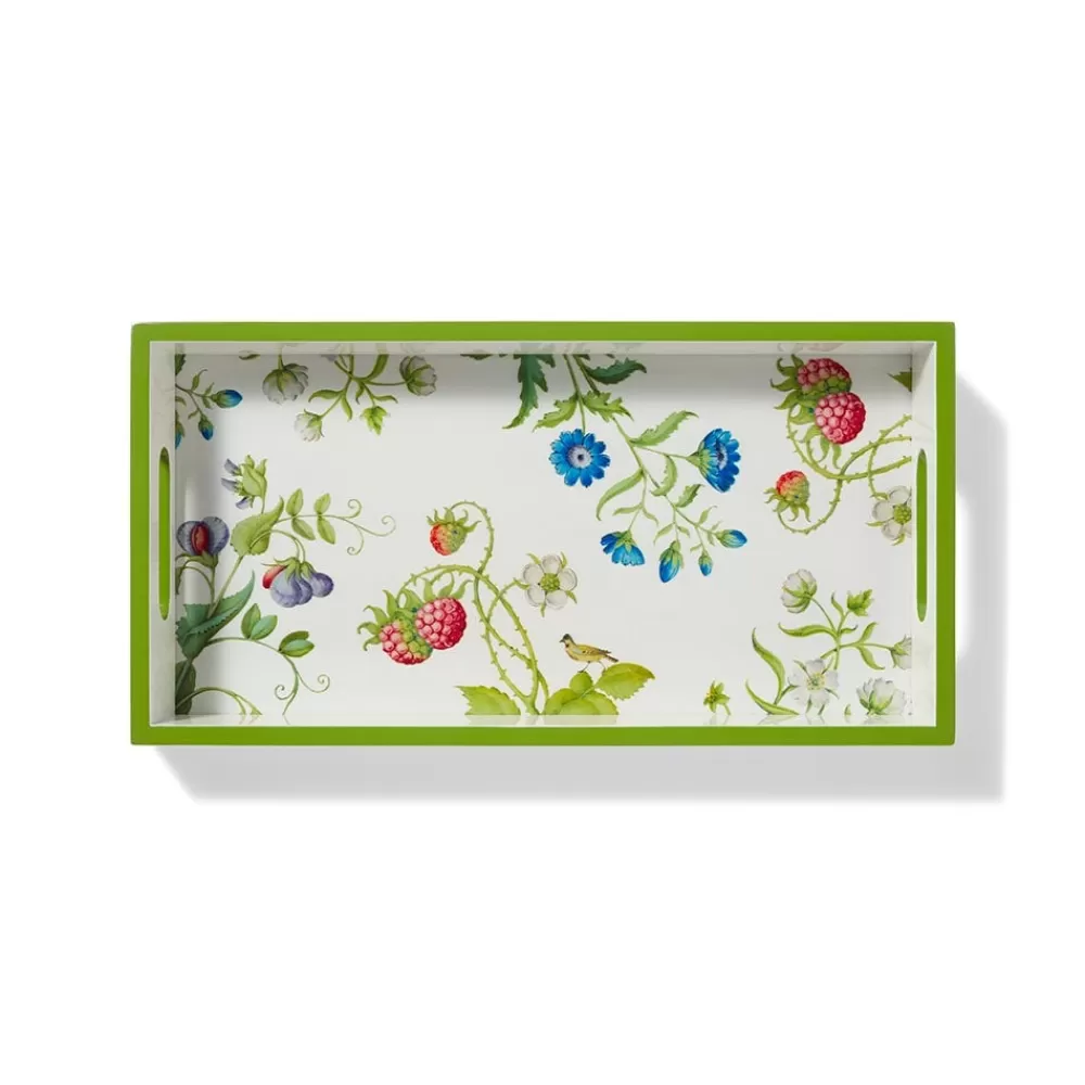 Shop The Met Cloisters Garden Rectangular Lacquer Tray Tableware | Decorative Accents