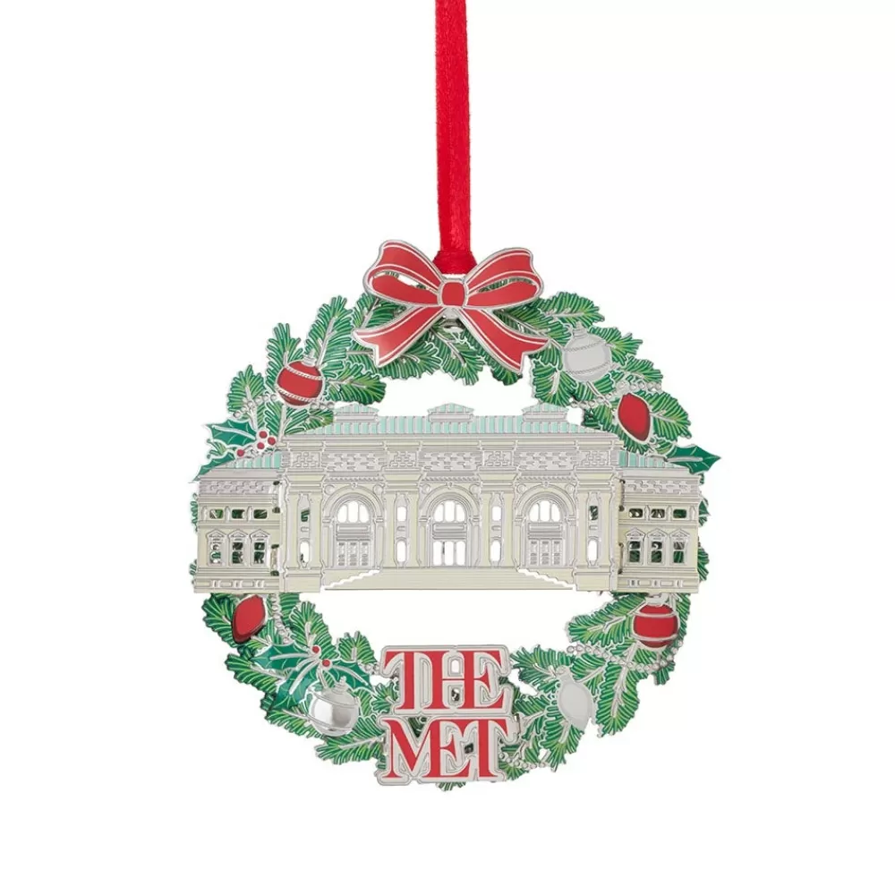 Sale The Met Facade Wreath Ornament Ornaments