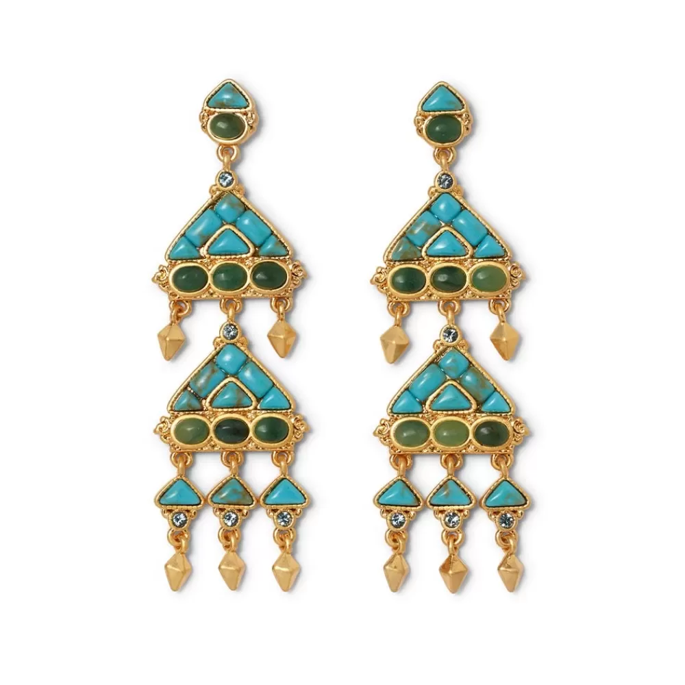 Hot Tibetan Mandala Fringe Drop Earrings Earrings