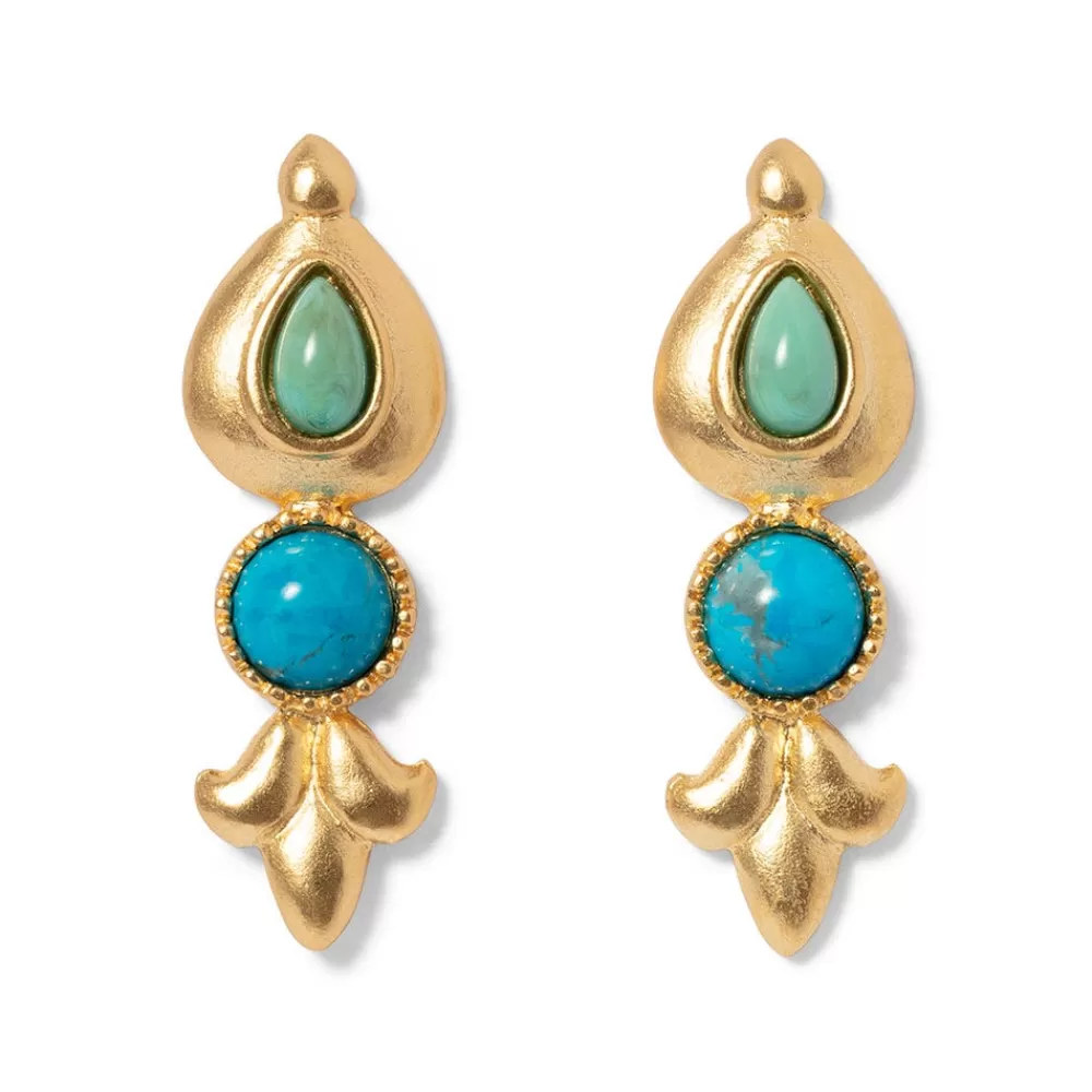 Cheap Tibetan Turquoise Drop Earrings Earrings