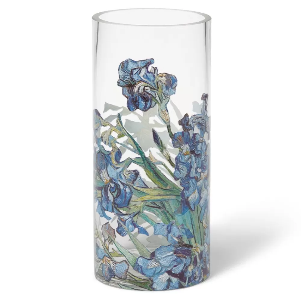 Cheap Van Gogh Irises Glass Vase Tableware | Decorative Accents