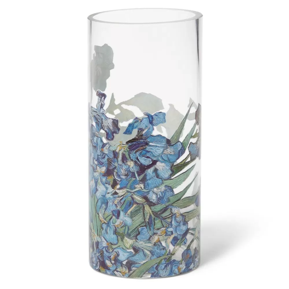 Cheap Van Gogh Irises Glass Vase Tableware | Decorative Accents