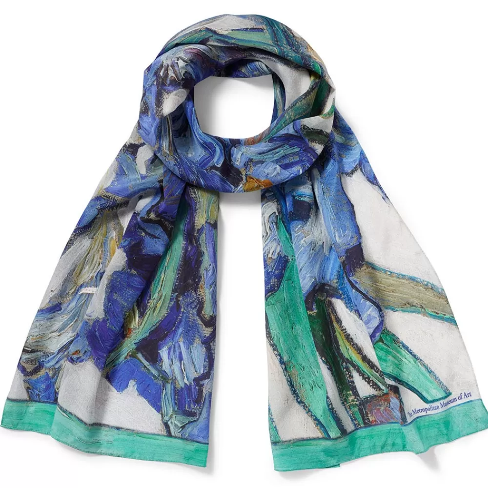 New Van Gogh Irises Oblong Silk Scarf Scarves & Wraps