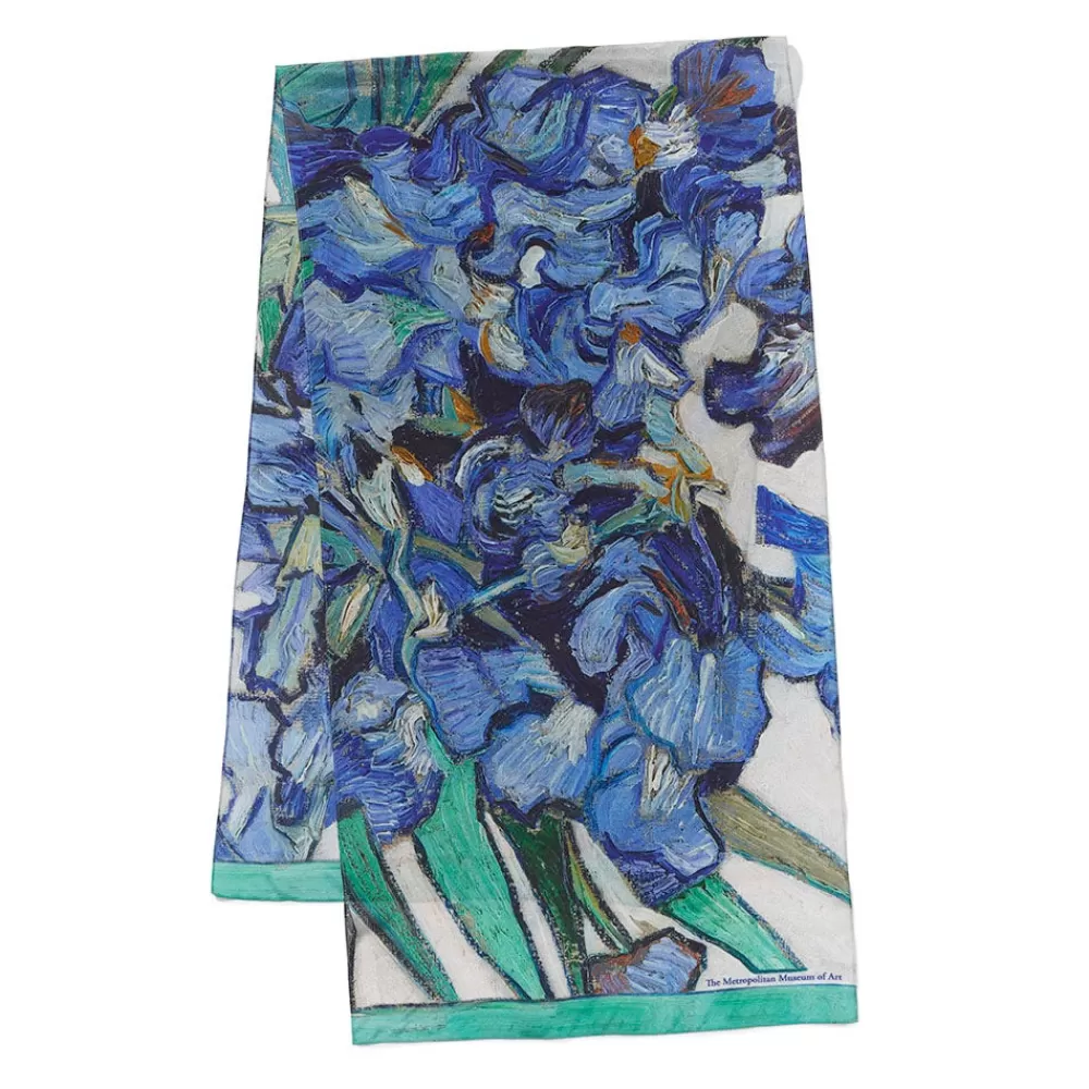 New Van Gogh Irises Oblong Silk Scarf Scarves & Wraps