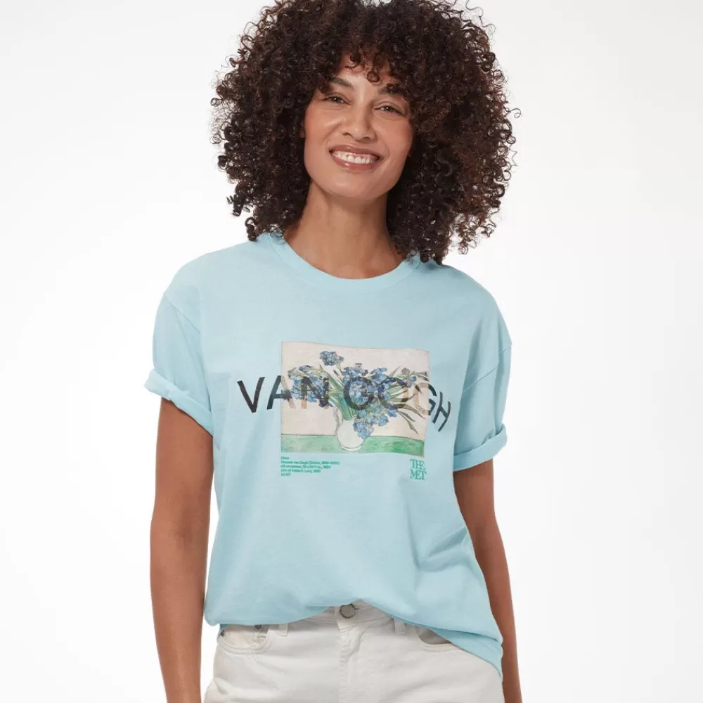 Flash Sale Van Gogh Irises Unisex Tee Clothing