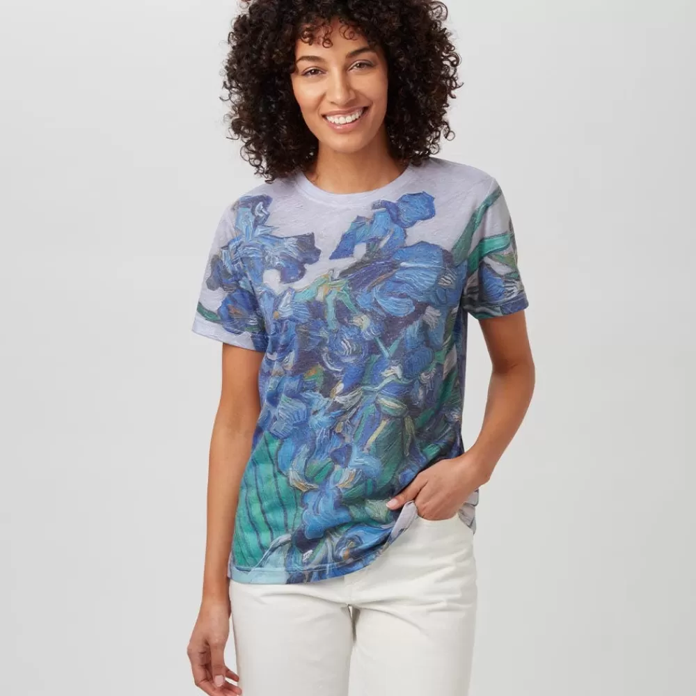 Best Sale Van Gogh Irises Women's Tee Clothing