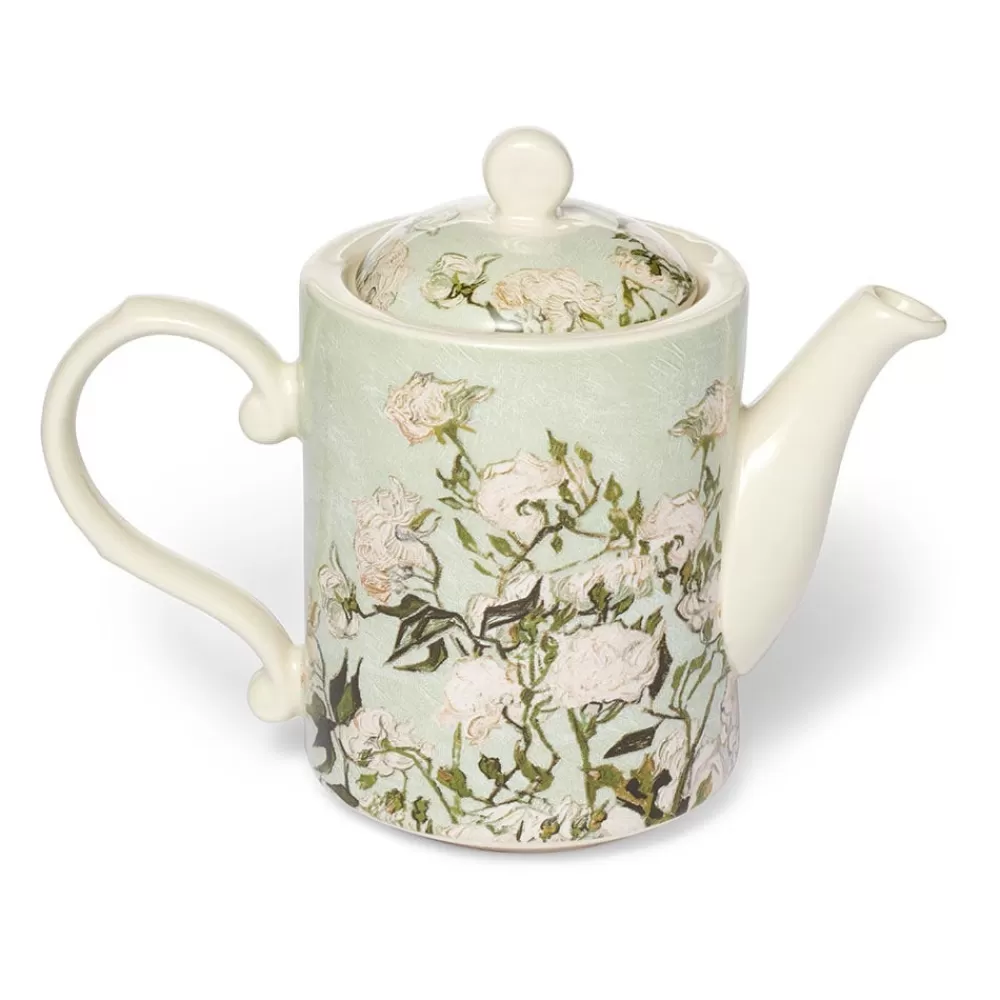 Clearance Van Gogh Roses Teapot Tableware