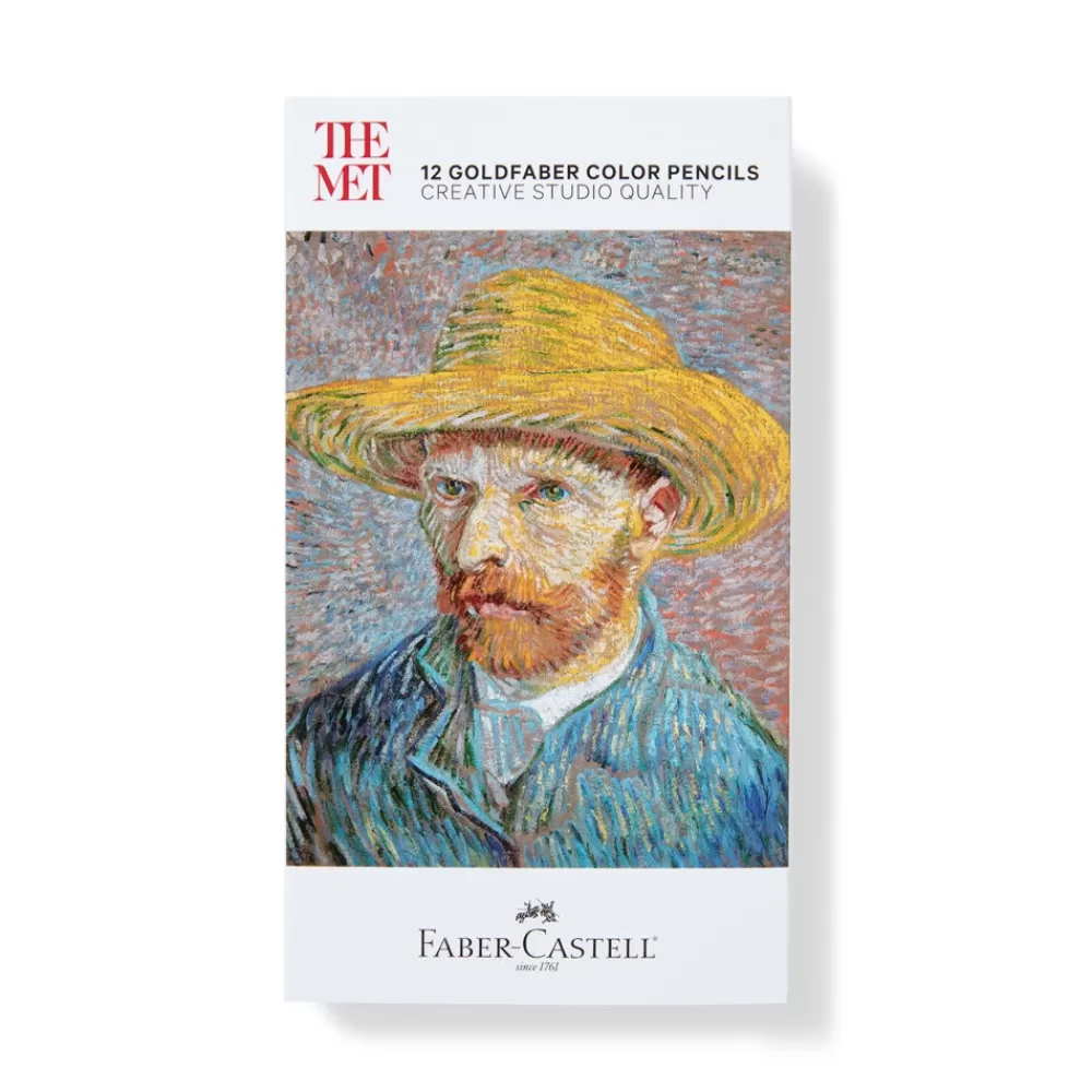 Cheap Van Gogh Self-Portrait Colored Pencils Art Supplies & Easels