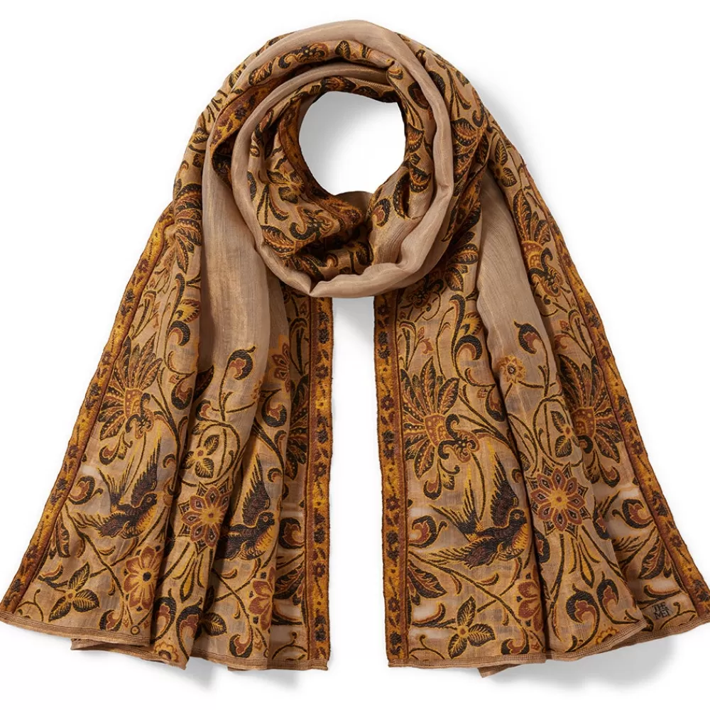 Cheap Victorian Foliate Jacquard Shawl Scarves & Wraps