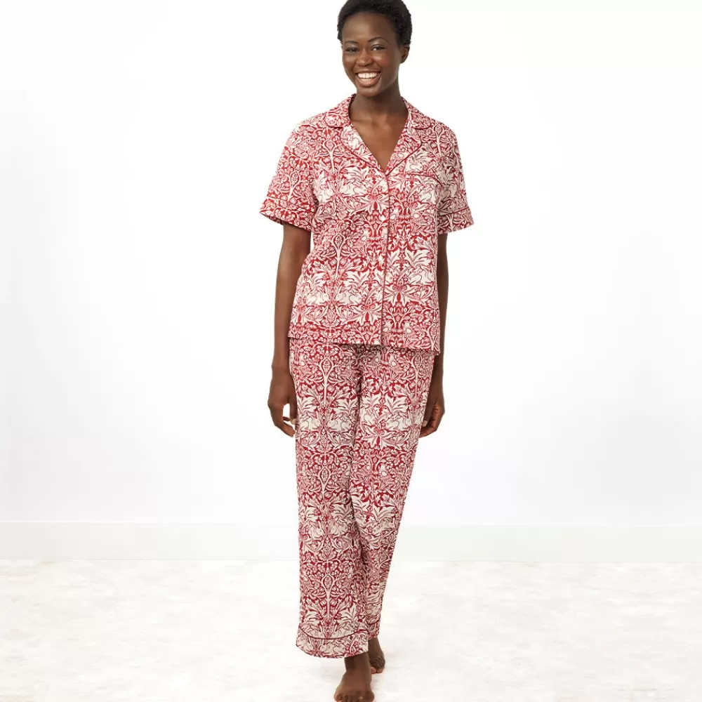 Hot William Morris Brother Rabbit Women's Cotton Pajamas Clothing