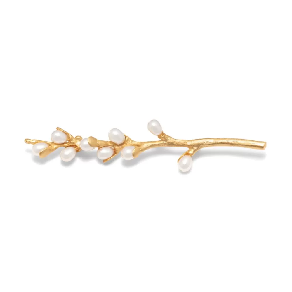 Cheap Willow Catkins Pearl Brooch Pins & Brooches